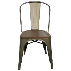 Honeybloom Ennis Metal Dining Chair Discount Online