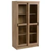 Honeybloom Fullerton 4-Shelf Sliding Door Cabinet Gift Selection