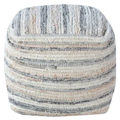 Honeybloom Grey & Cream Pouf Opening Sales
