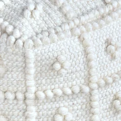 Honeybloom Knots Cream Pouf Exquisite Gifts