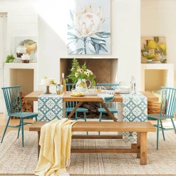 Honeybloom Massena Natural Wood Dining Table, 72 Online Discount