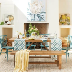 Honeybloom Massena Natural Wood Dining Table, 72 Online Discount