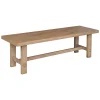 Honeybloom Massena Natural Wood Dining Bench, 60 Cheaper