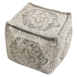 Honeybloom Persian Rug Printed Pouf Gift Selection
