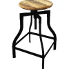 Honeybloom Waco Adjustable Backless Barstool Good Quality