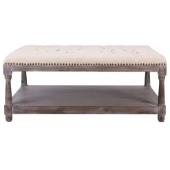 Jardan Tufted Ottoman Natural Kd Opening Sales
