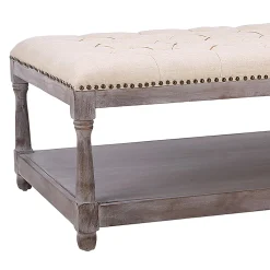 Jardan Tufted Ottoman Natural Kd Opening Sales