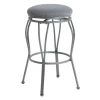 Joseph Light Grey Backless Barstool, 29 Bargain Sale