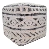 Kai Diamond Tufted Pouf, 16 Outlet