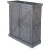 Kelly 2 Door Barn Door Cabinet Gift Selection