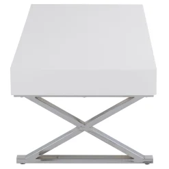 Laila Ali Astrid White Coffee Table Cheaper