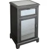 Laura 1 Drawer 1 Door Shutter Mirror Cabinet Featured