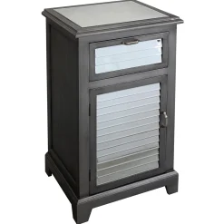 Laura 1 Drawer 1 Door Shutter Mirror Cabinet Featured