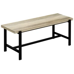 Loggy Wood & Metal Dining Bench, 47 Less Expensive