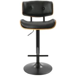 Lombardi Adjustable Faux Leather Barstool Kd Opening Sales
