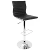 Master Faux Leather Adjustable Barstool, Black Opening Sales