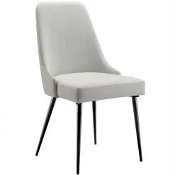 Mereen Ivory Upholstered Dining Chair Promotion