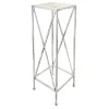 Metal Plant Stand With Wood Top Grey, Small Exquisite Gifts