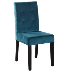 2-Pack Madden Teal Velvet Dining Chair, Kd Good Quality