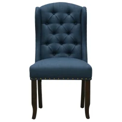 Providence Aahmad Winged Dining Chair, Azure Low Price