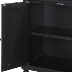 Providence Asbury Black 2-Door Cabinet Cheaper