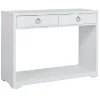 Providence Clara White Console Table Flash Sale