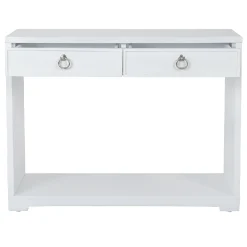 Providence Clara White Console Table Flash Sale