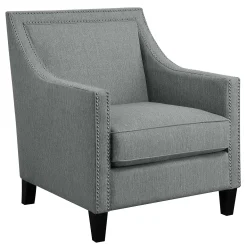 Providence Erica Studded Accent Chair, Grey Promotion
