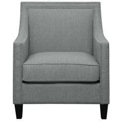 Providence Erica Studded Accent Chair, Grey Promotion