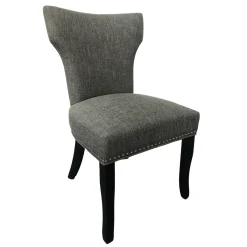 Providence Jhene Ii Studded Back Dining Chair, Grey Discount Online