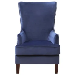 Providence Kori Accent Chair, Navy Less Expensive