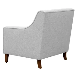 Providence Wells Accent Chair, Light Grey Opening Sales