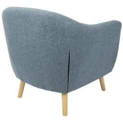 Rockwell Blue Mid-Century Modern Accent Chair Opening Sales