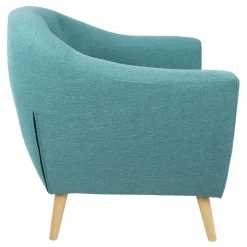 Rockwell Teal Mid-Century Modern Accent Chair Gift Selection