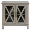 Rowan 2-Drawer Grey Cabinet Flash Sale