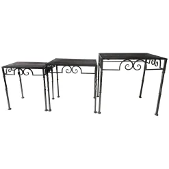 Rustic Rectangle Wood Top Table With Twist Leg, Large Flash Sale