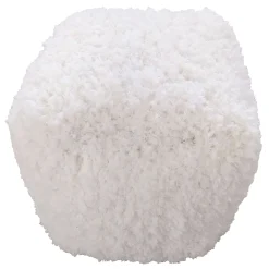 Sammy Shag Pouf, Ivory Opening Sales