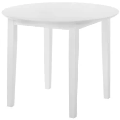 Sophia White Round Dining Table, 35 Promotion