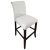 Tatum Ivory Tall Tufted Back Barstool Good Quality