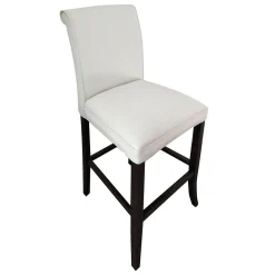 Tatum Ivory Tall Tufted Back Barstool Good Quality