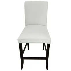 Tatum Ivory Tall Tufted Back Barstool Good Quality