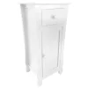 Theodore White 1-Drawer Cabinet End Table, 29 Featured