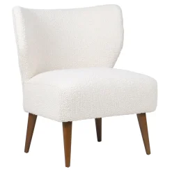 Tracey Boyd Beckett Boucle Accent Slipper Chair Opening Sales