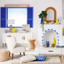 Tracey Boyd Beckett Boucle Accent Slipper Chair Opening Sales