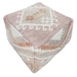 Tracey Boyd Woven Kilim Pouf, 20 13 Low Price