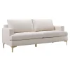 Tribeca Ivory Upholstered Sofa Opening Sales
