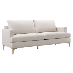 Tribeca Ivory Upholstered Sofa Opening Sales