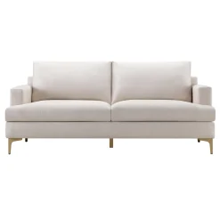 Tribeca Ivory Upholstered Sofa Opening Sales