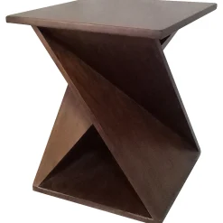 Twisted Brown End Table Good Quality