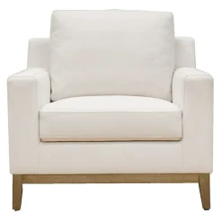 Ty Pennington Knox Upholstered Wooden Accent Chair Discount